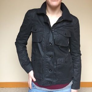 J crew waxed and aged utility jacket